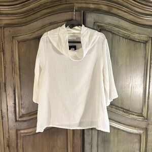 Bryn Walker Elegant Cream Women's Top